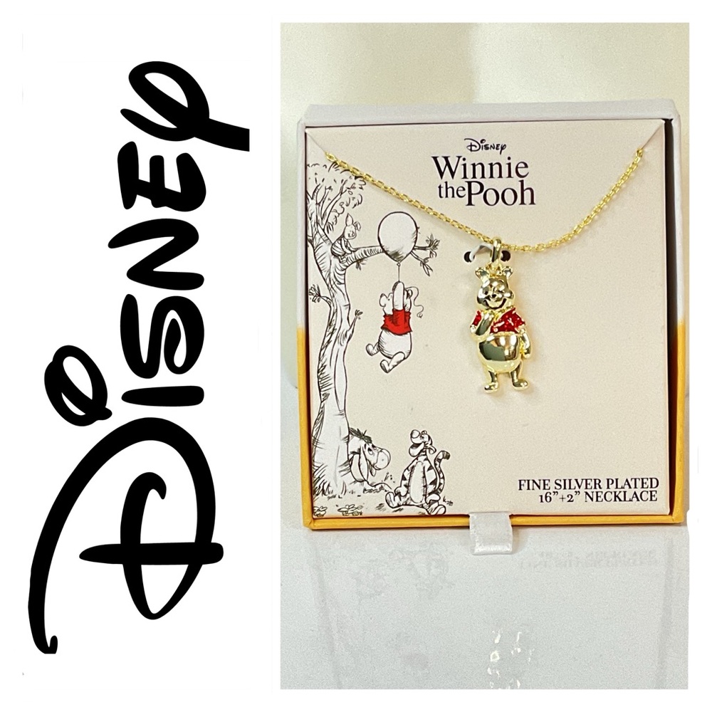 🌟 Disney Winnie the Pooh Gold Necklace